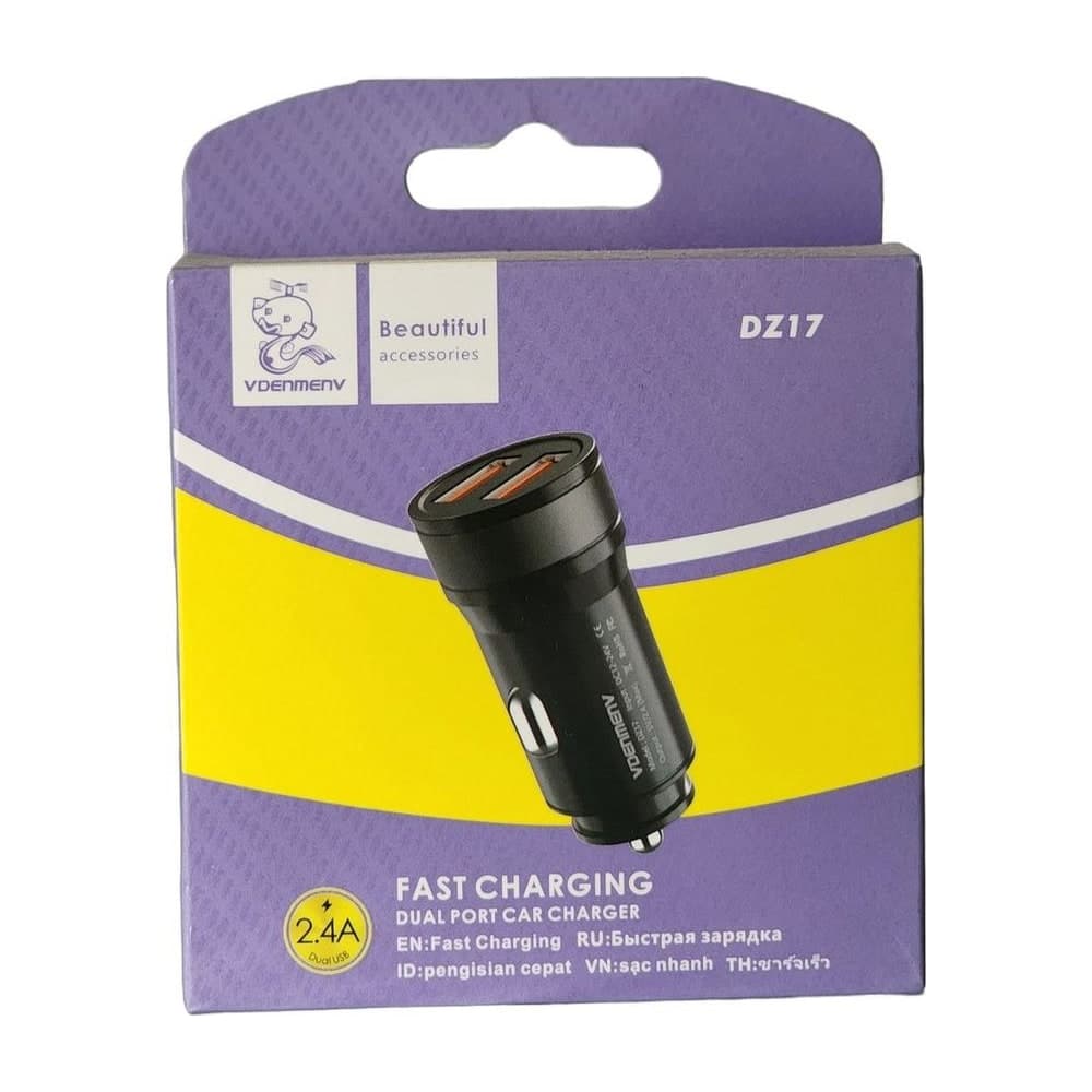 Chargeur allume-cigare DZ17 2× USB